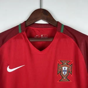 Retro Portugal 2016 Long Sleeve Home Jersey