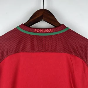 Retro Portugal 2016 Long Sleeve Home Jersey