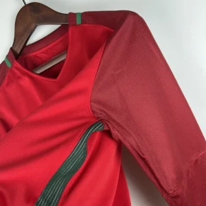 Retro Portugal 2016 Long Sleeve Home Jersey