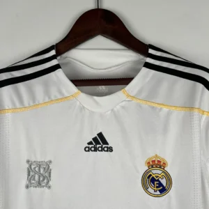 Retro Real Madrid 2009/2010 Long Sleeve Home Jersey