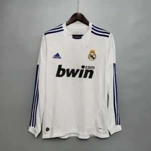 Retro Real Madrid 2010/2011 Long Sleeve Home Jersey