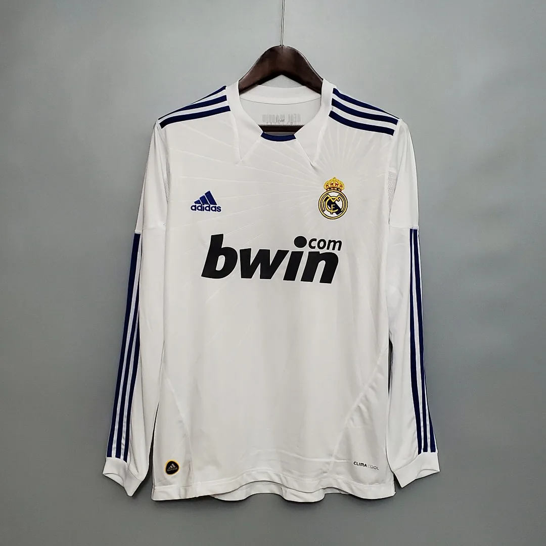 Retro Real Madrid 2010/2011 Long Sleeve Home Jersey