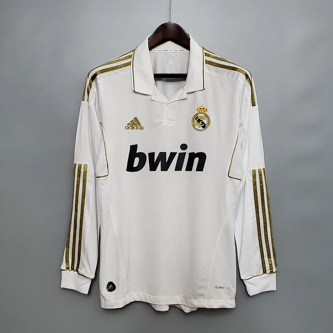 Retro Real Madrid 2011/2012 Long Sleeve Home Jersey