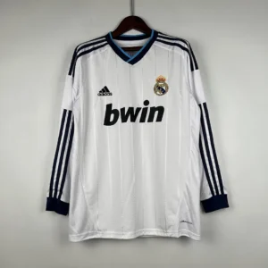 Retro Real Madrid 2012/2013 Long Sleeve Home Jersey