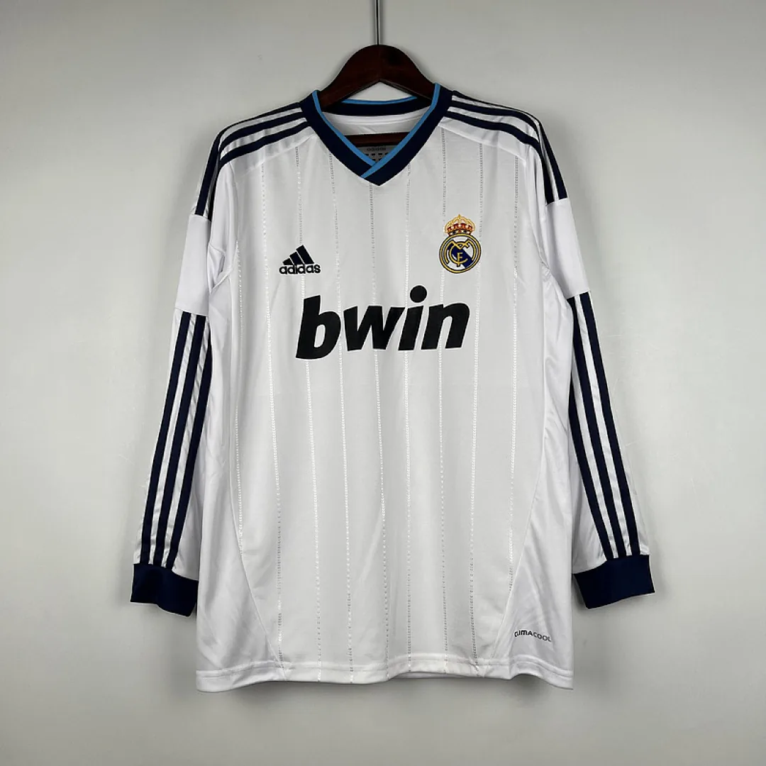 Retro Real Madrid 2012/2013 Long Sleeve Home Jersey
