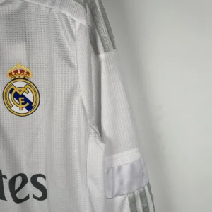 Retro Real Madrid 2015/2016 Long Sleeve Home Jersey