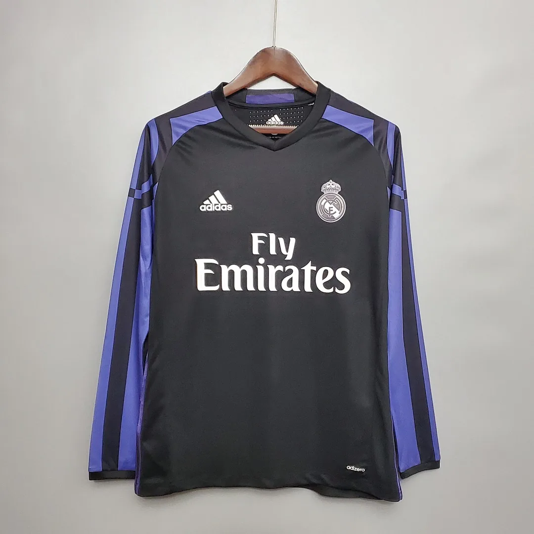 Retro Real Madrid 2015/2016 Long Sleeve Third Jersey