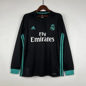 Retro Real Madrid 2017/2018 Away Long Sleeve Jersey