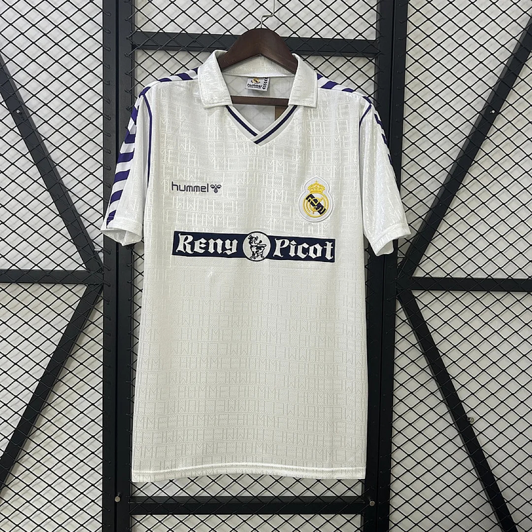 Retro Real Madrid 1989/1990 Home Jersey