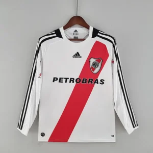 Retro River Plate 2009/2010 Long Sleeve Home Jersey