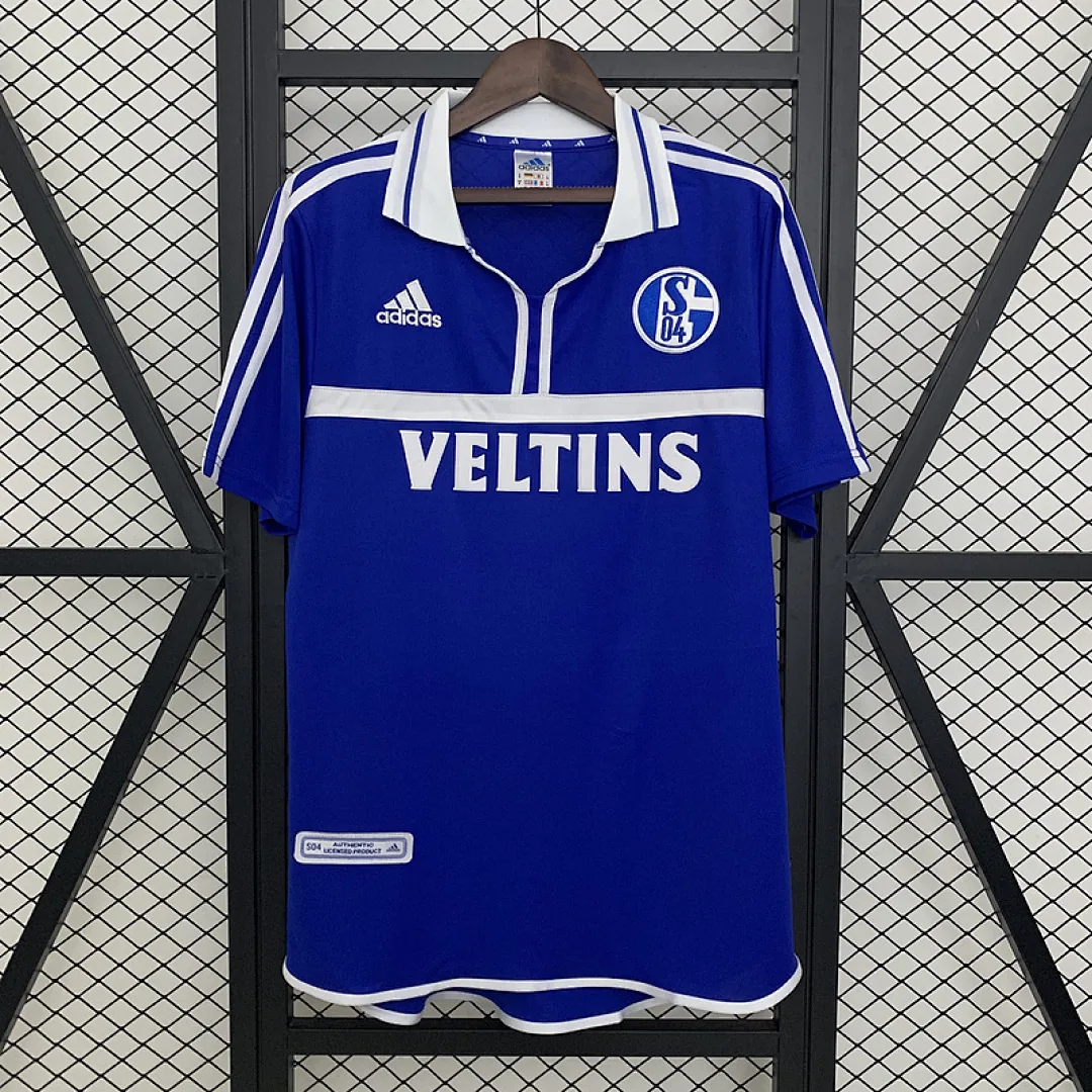 Retro Schalke 04 2001/2002 Home Jersey
