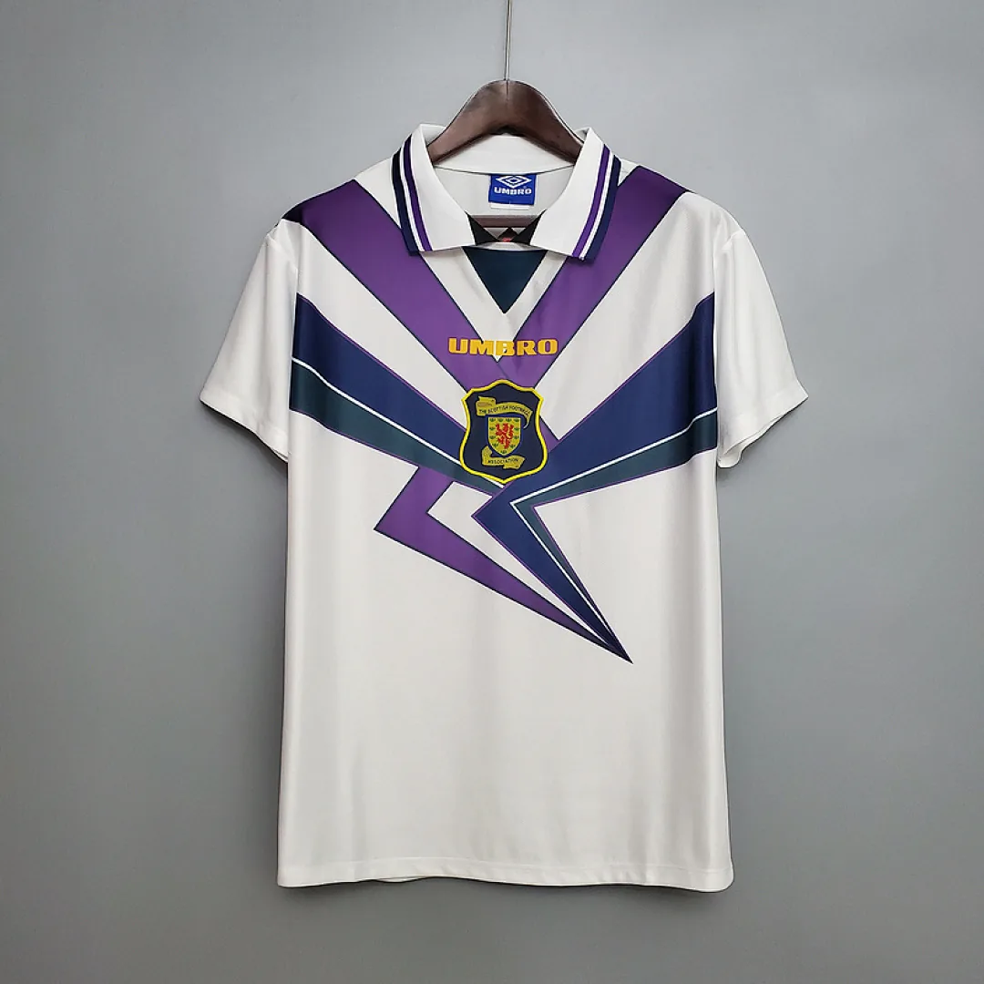 Retro Scotland 1994/1996 White Jersey
