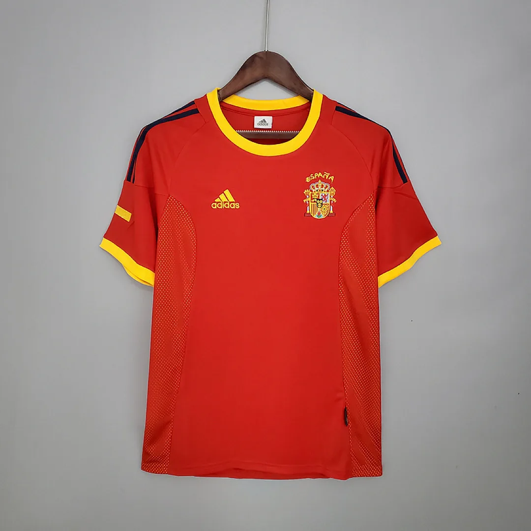 Retro Spain 2002 Home Jersey