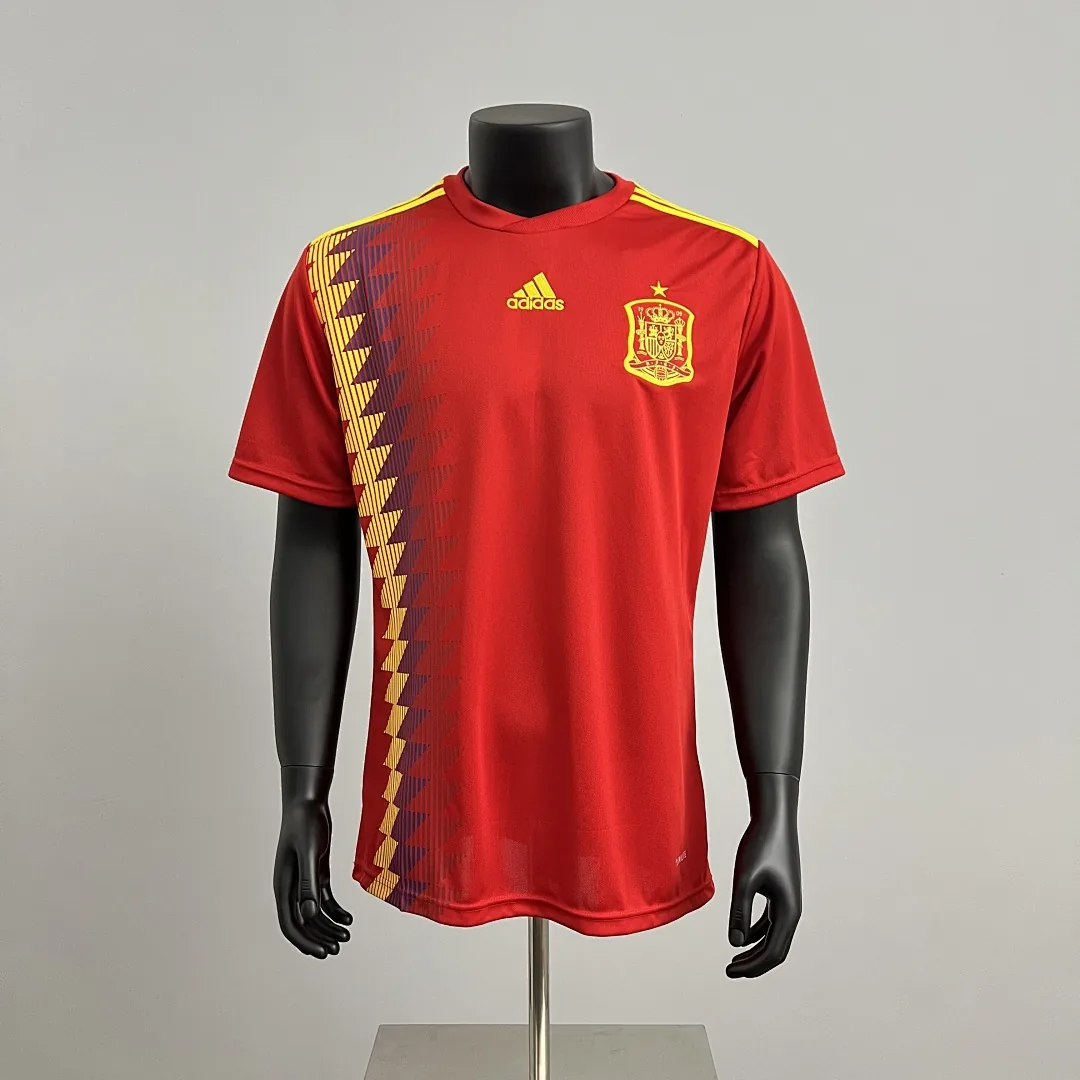 retro Spain 2018 Home Jersey