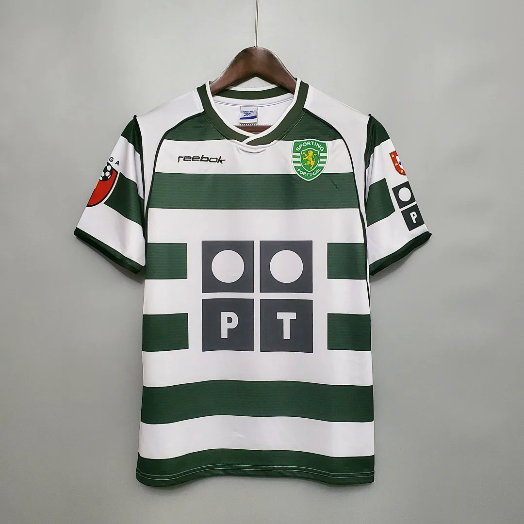 Retro Sporting Lisbon 2001/2003 Home Jersey