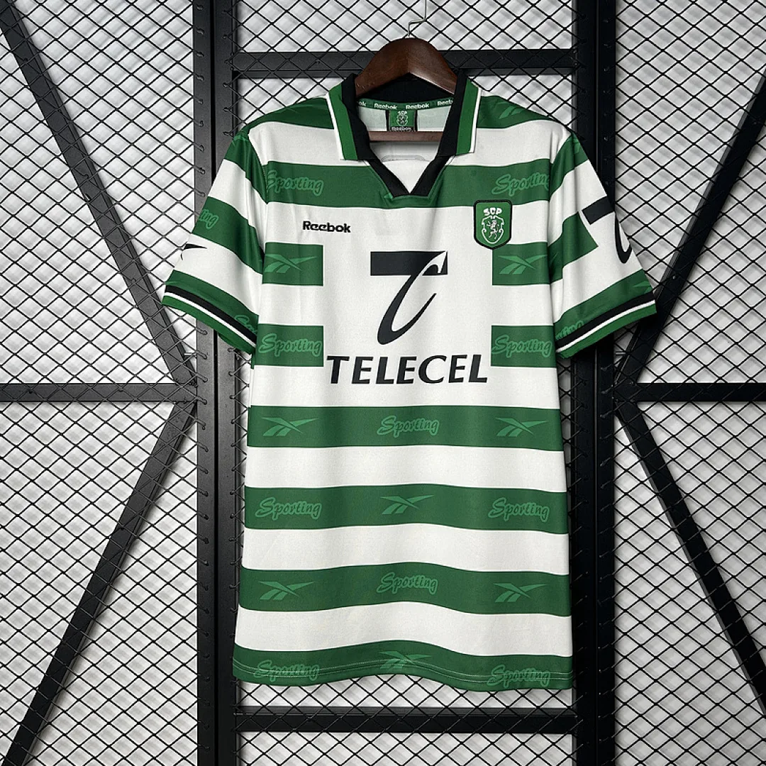 Retro Sporting Lisbon 1999/2000 Home Jersey