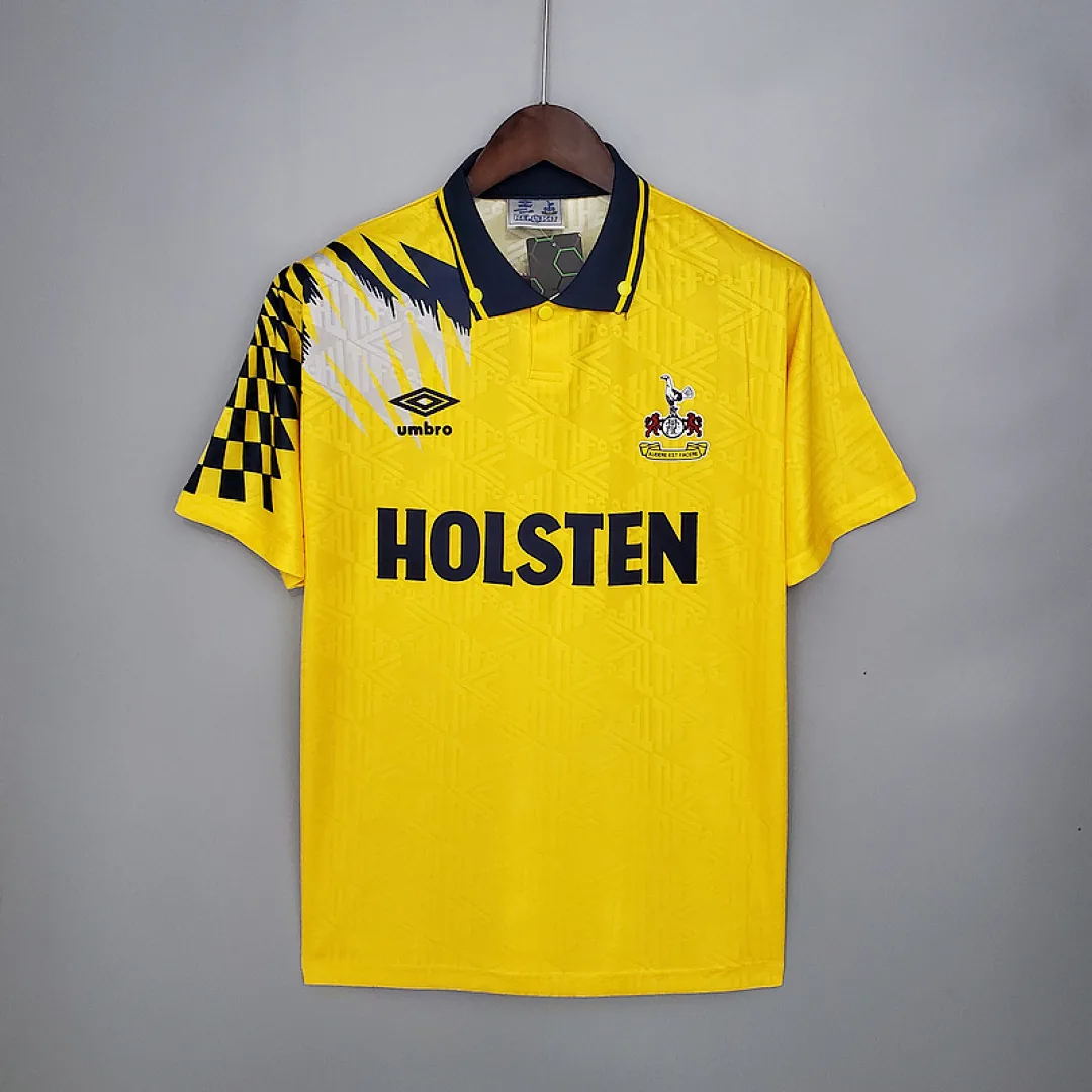 Retro Tottenham 1992/1994 Away Yellow Jersey