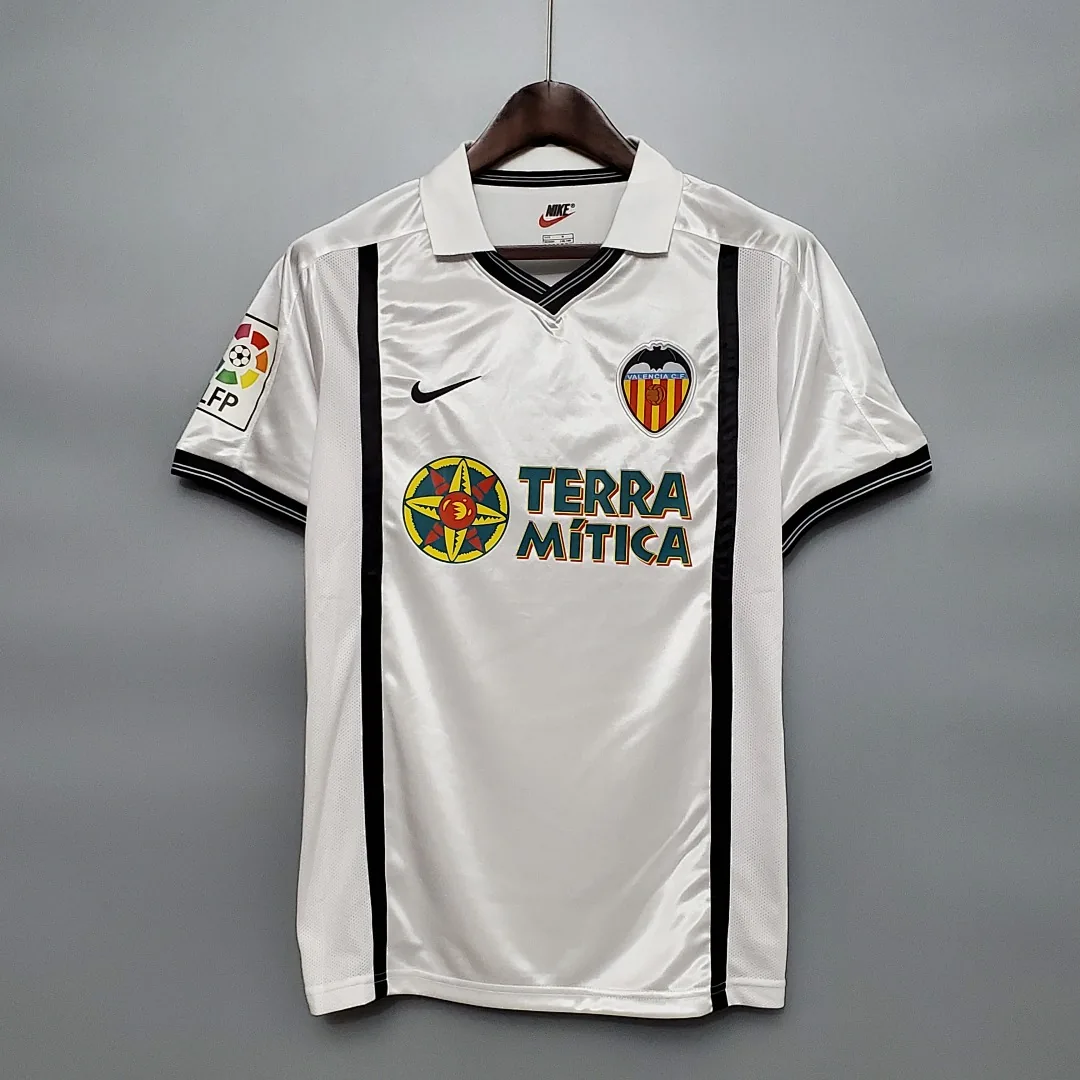 Retro Valencia 2001 Home Jersey