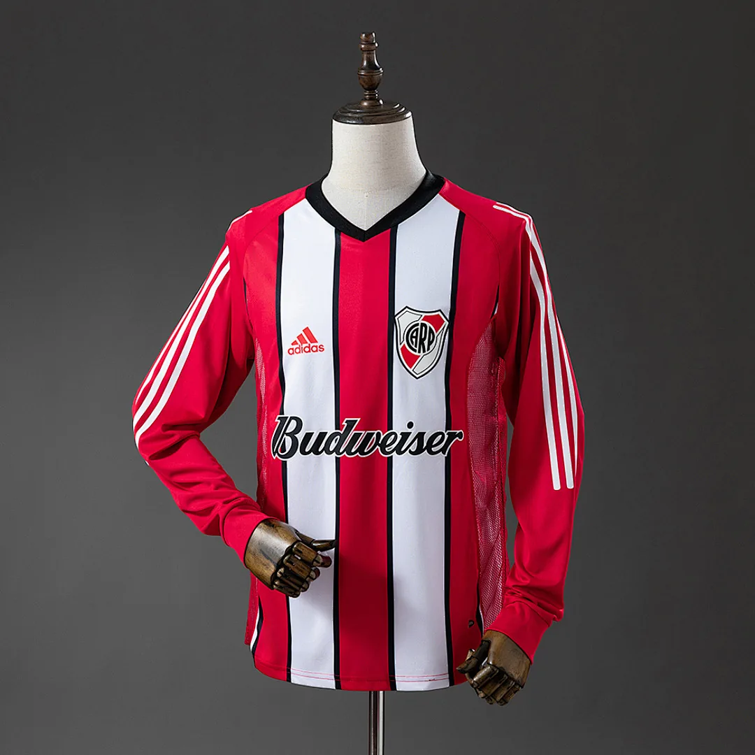 River Plate 2003/2004 Away Long Sleeve Retro Jersey