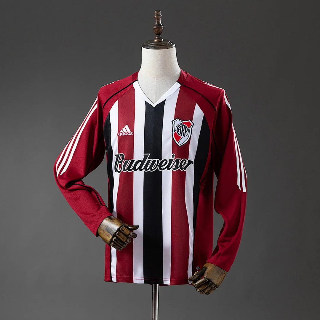 River Plate 2005/2006 Away Long Sleeve Retro Jersey