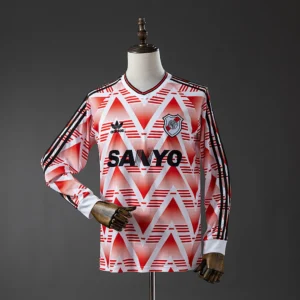 River Plate 1992/1993 Away Long Sleeve Retro Jersey