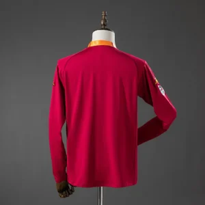 Roma 2000/2001 Home Long Sleeve Retro Jersey