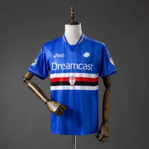 Sampdoria 2000/2001 Home Retro Jersey