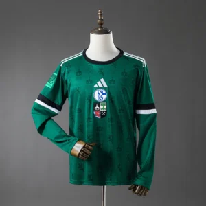 Schalke 04 2025/2026 Commemorative Edition - Green Long Sleeve Jersey