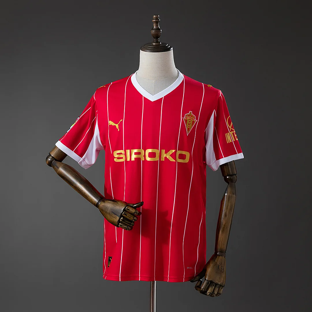 Sporting de Gijon 2025/2026 Retro Style Jersey