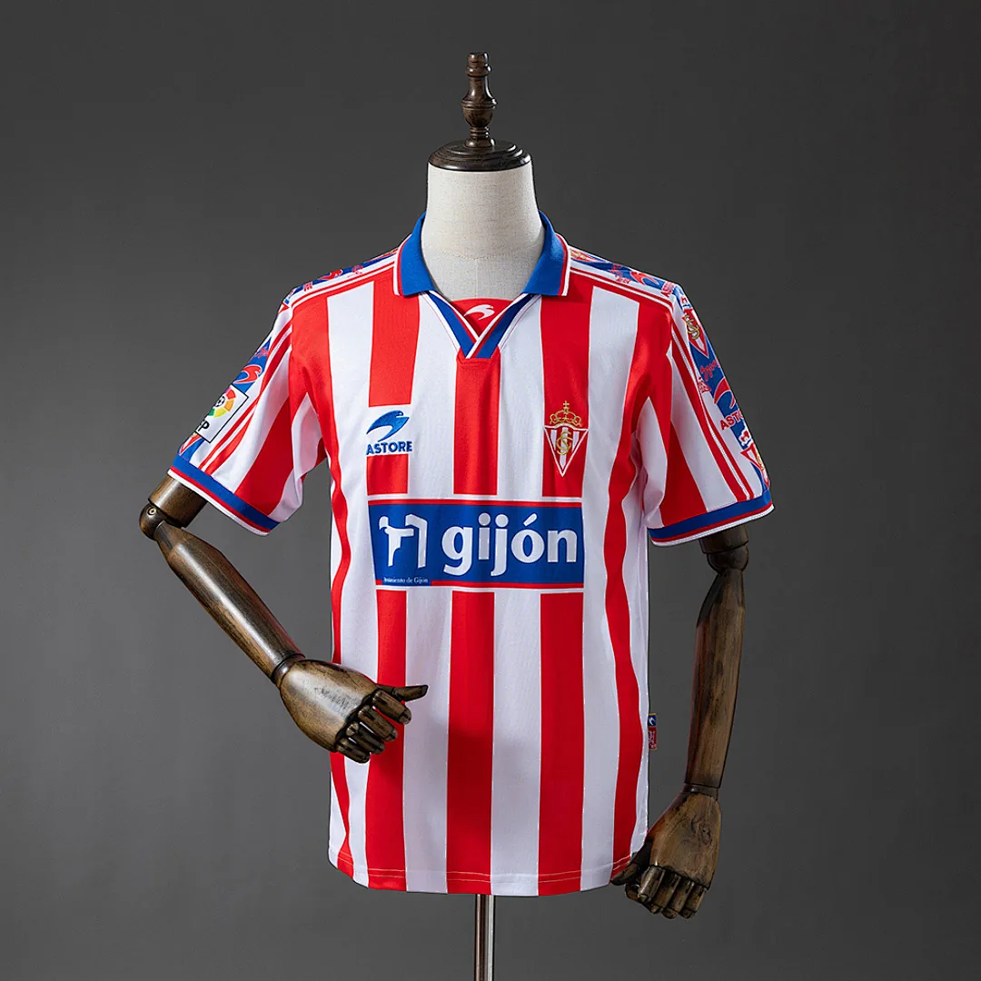 Sporting de Gijon 1999/2000 Home Retro Jersey