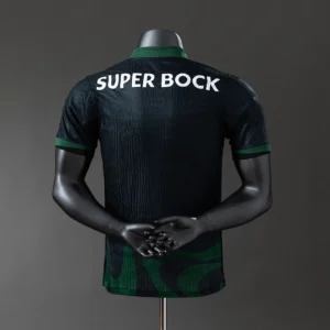 Sporting Lisbon 2025/2026 Player Version Alternative Jersey Black