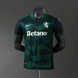 Sporting Lisbon 2025/2026 Player Version Alternative Jersey Black