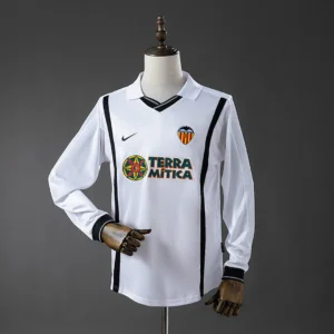 Valencia 2000/2001 Retro Long Sleeve Jersey