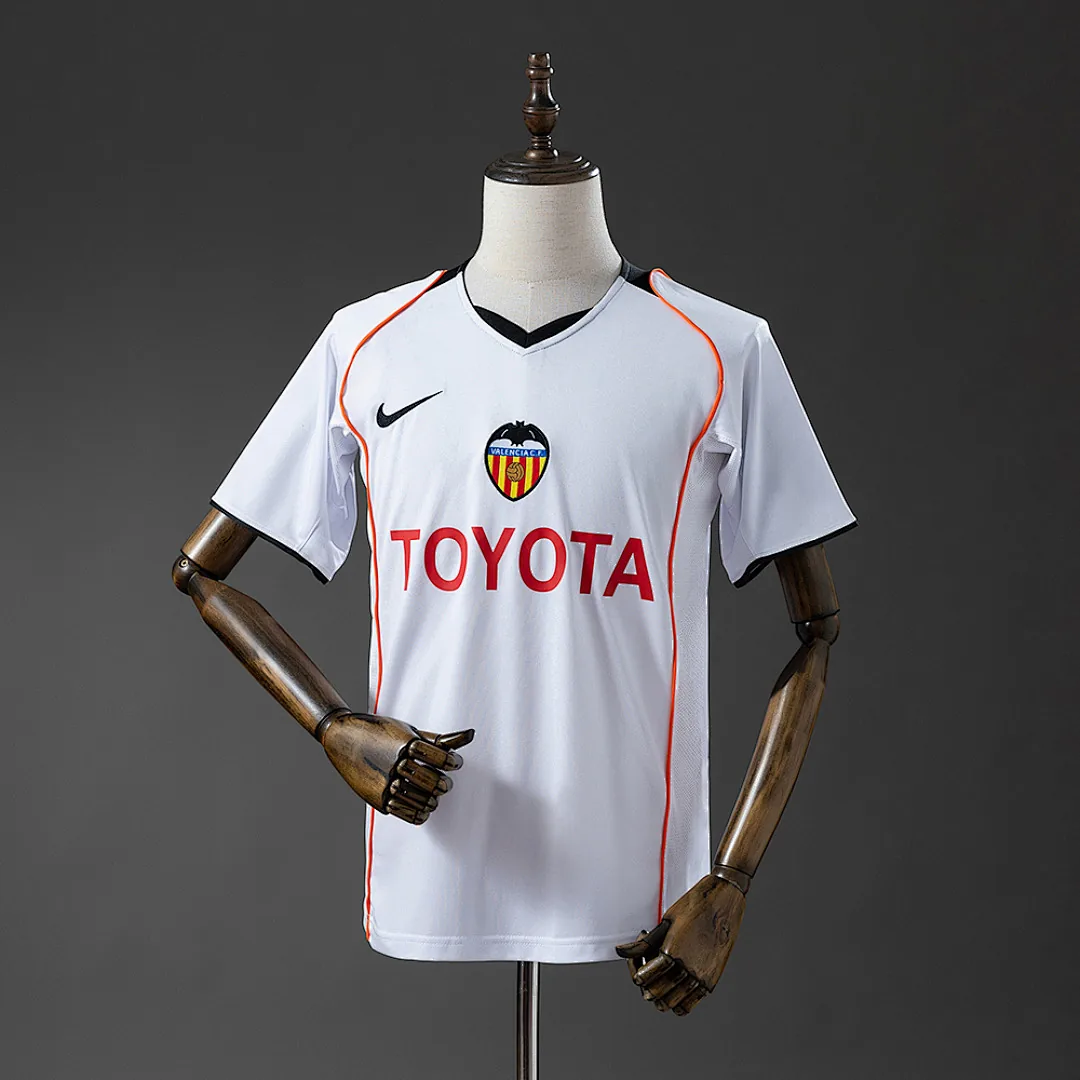 Valencia 2004/2005 Home Retro Jersey
