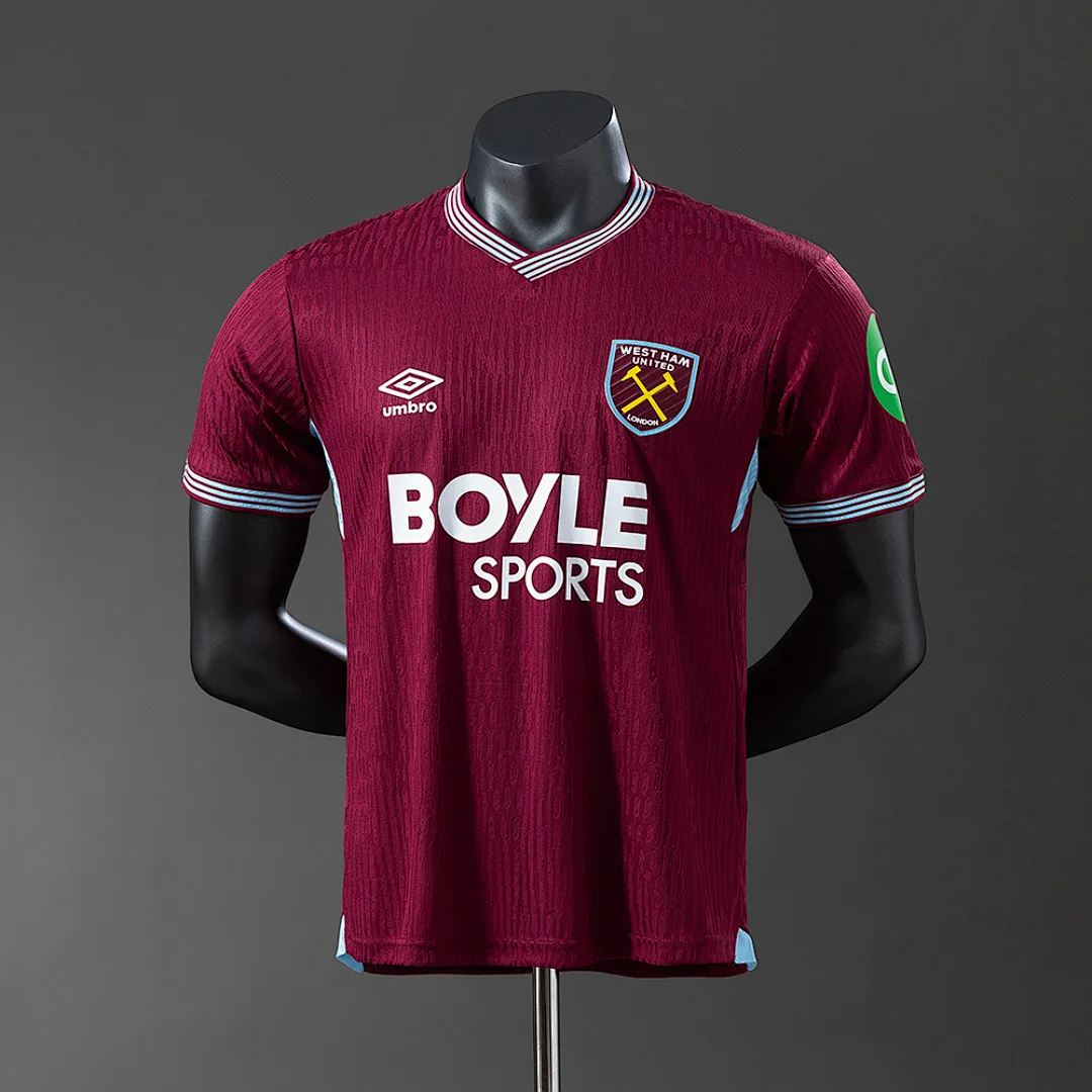 West Ham United 2025/2026 Player Version Home Jersey
