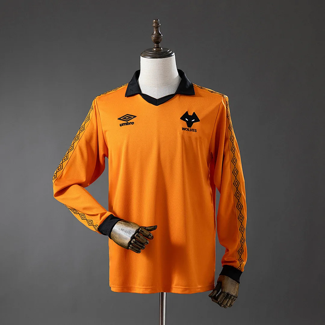 Wolves 1980/1981 Home Long Sleeve Retro Jersey